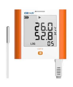 Máy ghi dữ liệu nhiệt độ và độ ẩm gắn tường Elitech GSP-8