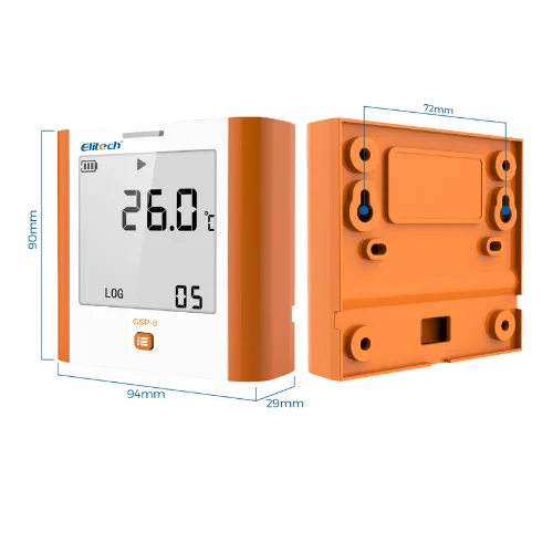 Kích thước máy Nhiệt ẩm kế tự ghi Elitech GSP-8