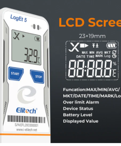 Máy Elitech LogEt 5 Series màn hình LCD