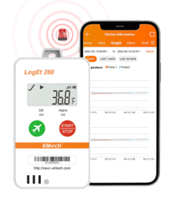 Nhiệt kế tự ghi Elitech Loget 260 kết nối App điện thoại