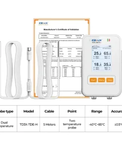 Đầu dò kép nhiệt độ 5m Elitech TD3X-TDE-H-5M (-40~85℃)
