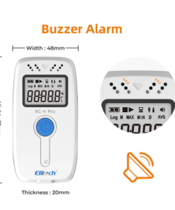 kích thước máy Elitech RC-4 Pro cùng chức năng cảnh báo âm thanh