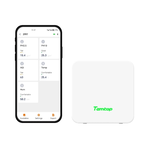 Máy đo chất lượng không khí để bàn Temtop P1