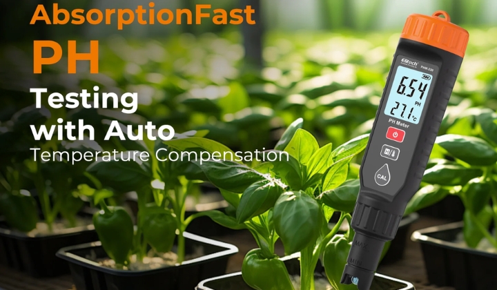 Máy đo pH Elitech kiểm tra chất lượng nước trong môi trường thực tế