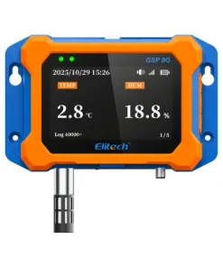 Máy nhiệt ẩm kế tự ghi Elitech GSP-9G (4G, IP65, 40.000 điểm)